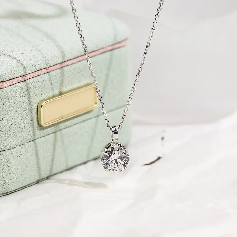 Customize Lab Diamond Tennis Necklace - Messi Jewelry 4