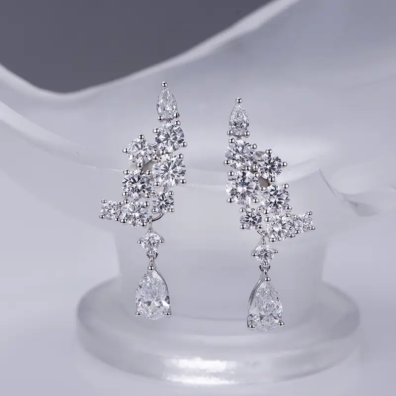 MSE-645 Messi Jewelry 18k белый золотой пореза 1