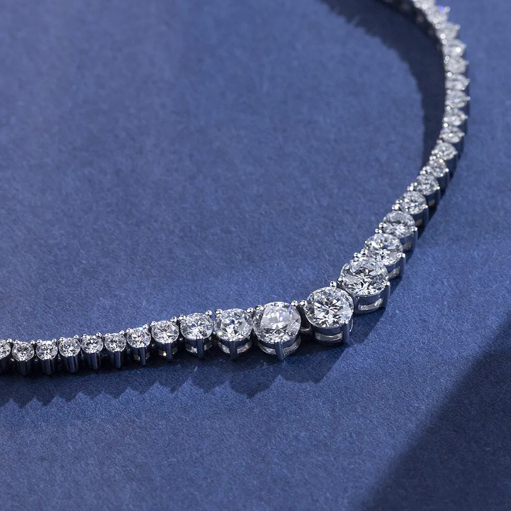 Pulseira de tênis de diamante de laboratório personalizada - jóias Messi 6