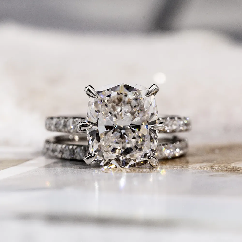 Lab Diamond Ring Synthetic Gemstone Manufacturer MSR-1698 Lab Grown Diamond Manufacturers 2