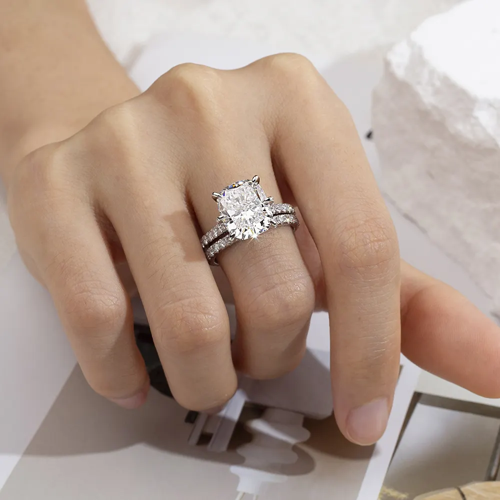 Lab Diamond Ring Synthetic Gemstone Manufacturer MSR-1698 Lab Grown Diamond Manufacturers 6
