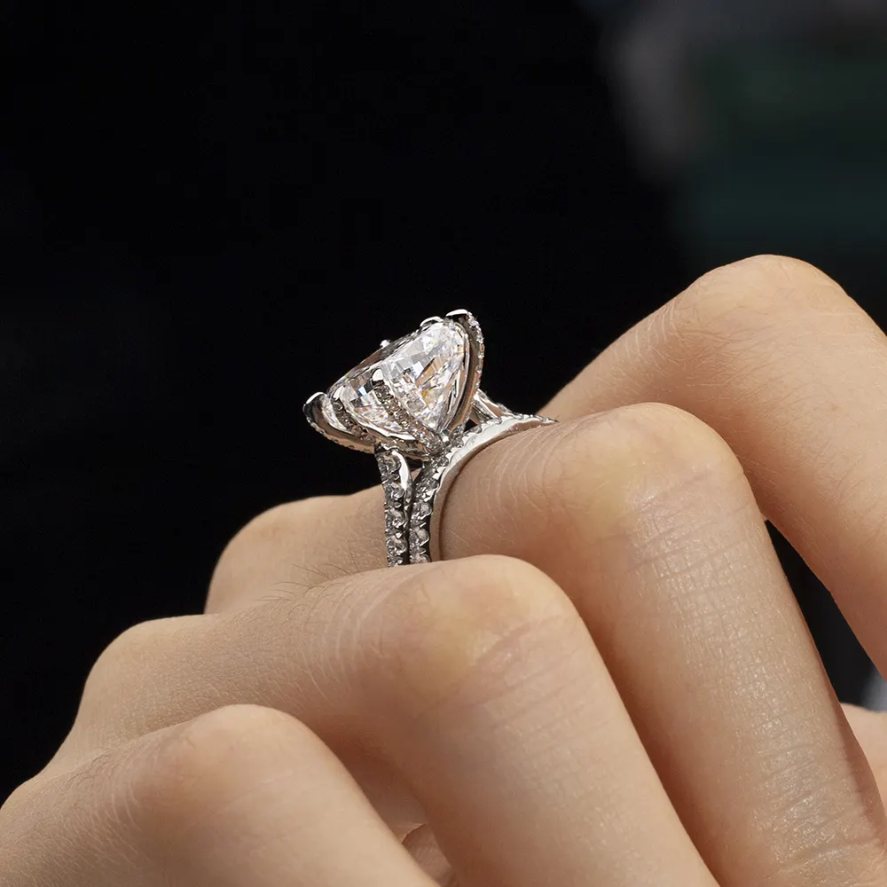 Lab Diamond Ring Synthetic Gemstone Manufacturer MSR-1698 Lab Grown Diamond Manufacturers 7