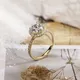 Anello Halo Diamond Custom Lab 18k - Gioielli Messi 2