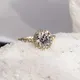 Anello Halo Diamond Custom Lab 18k - Gioielli Messi 4