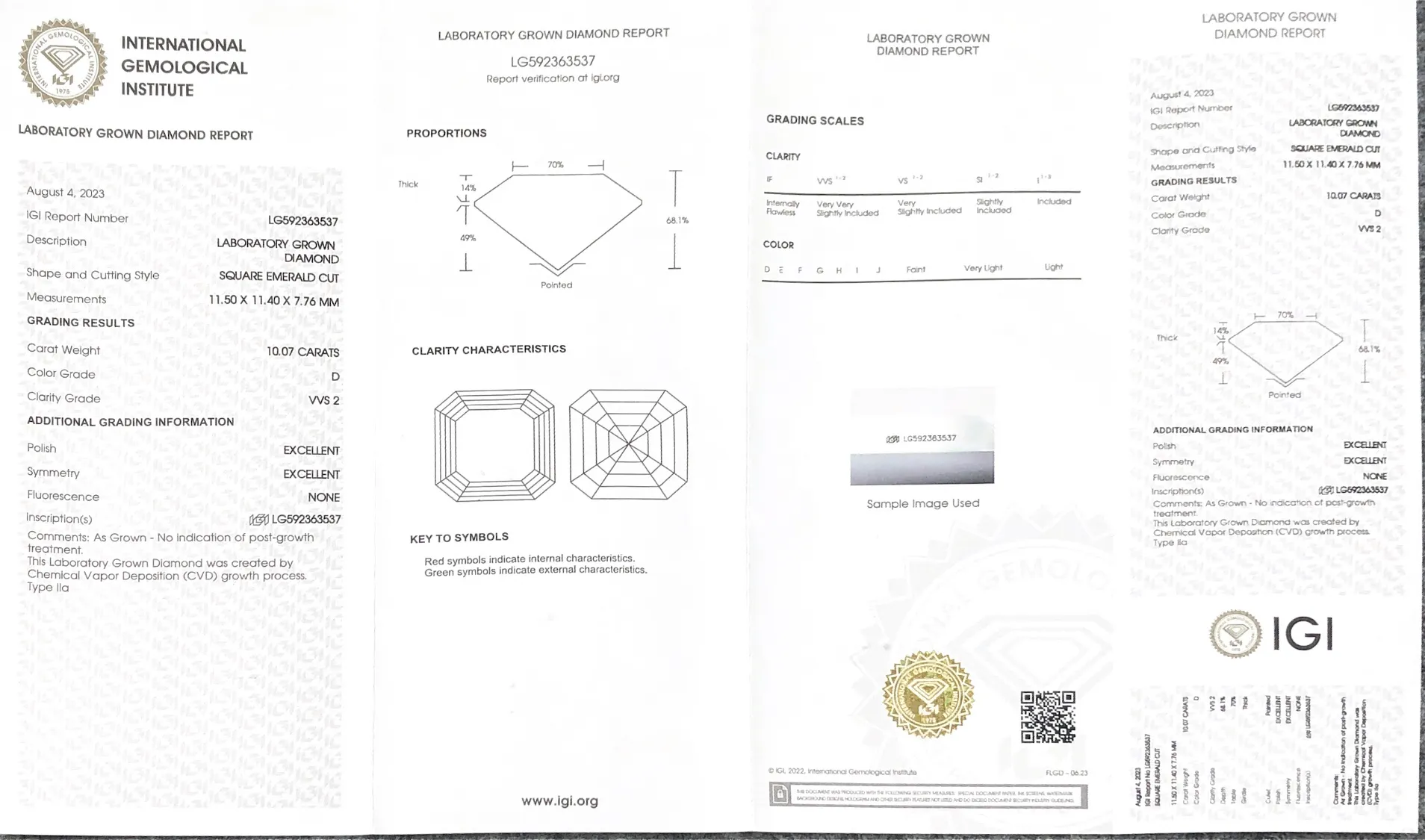 Messi Jewelry 5ct Lab Grown Diamond with Good Price 5