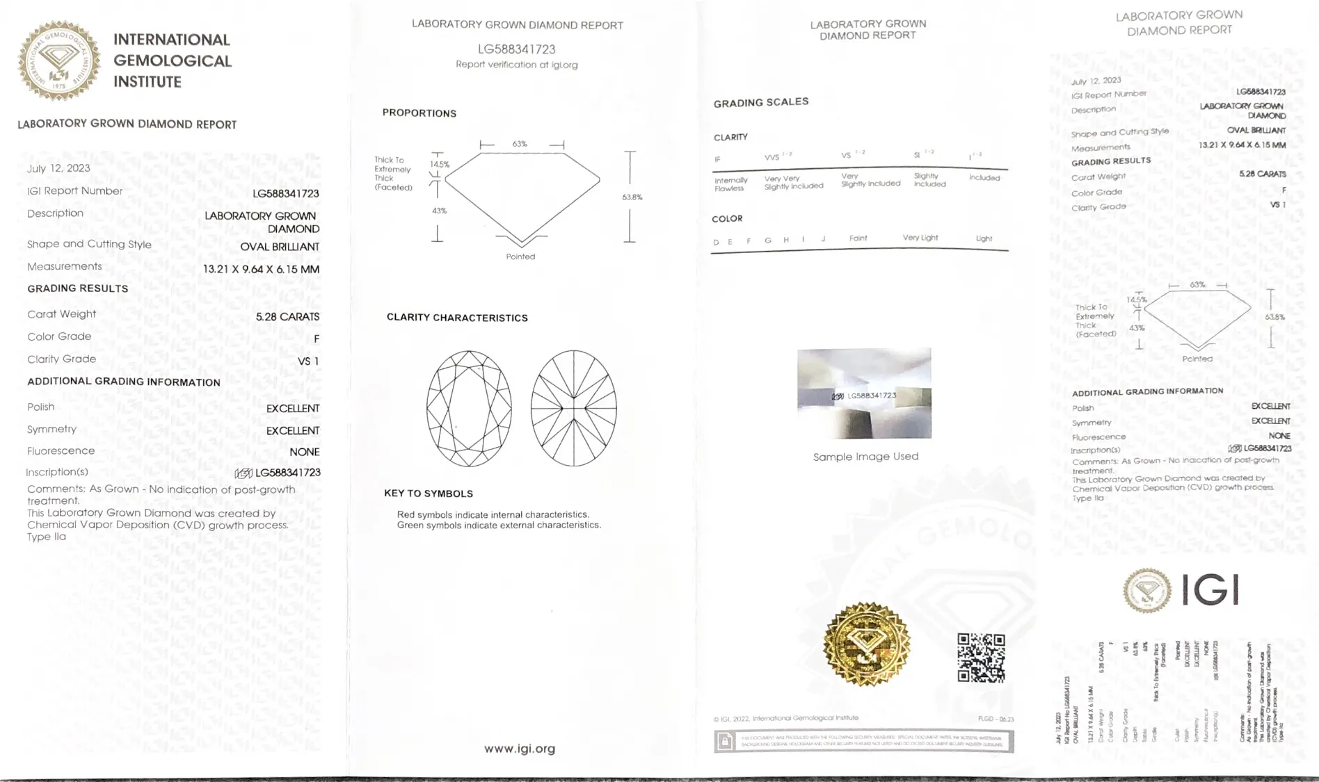 Praise 2 Carat Oval Lab Diamond for Bracelet 4