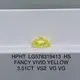 Lab Grown Diamond Heart Cut- FANCY VIVID YELLOW 2