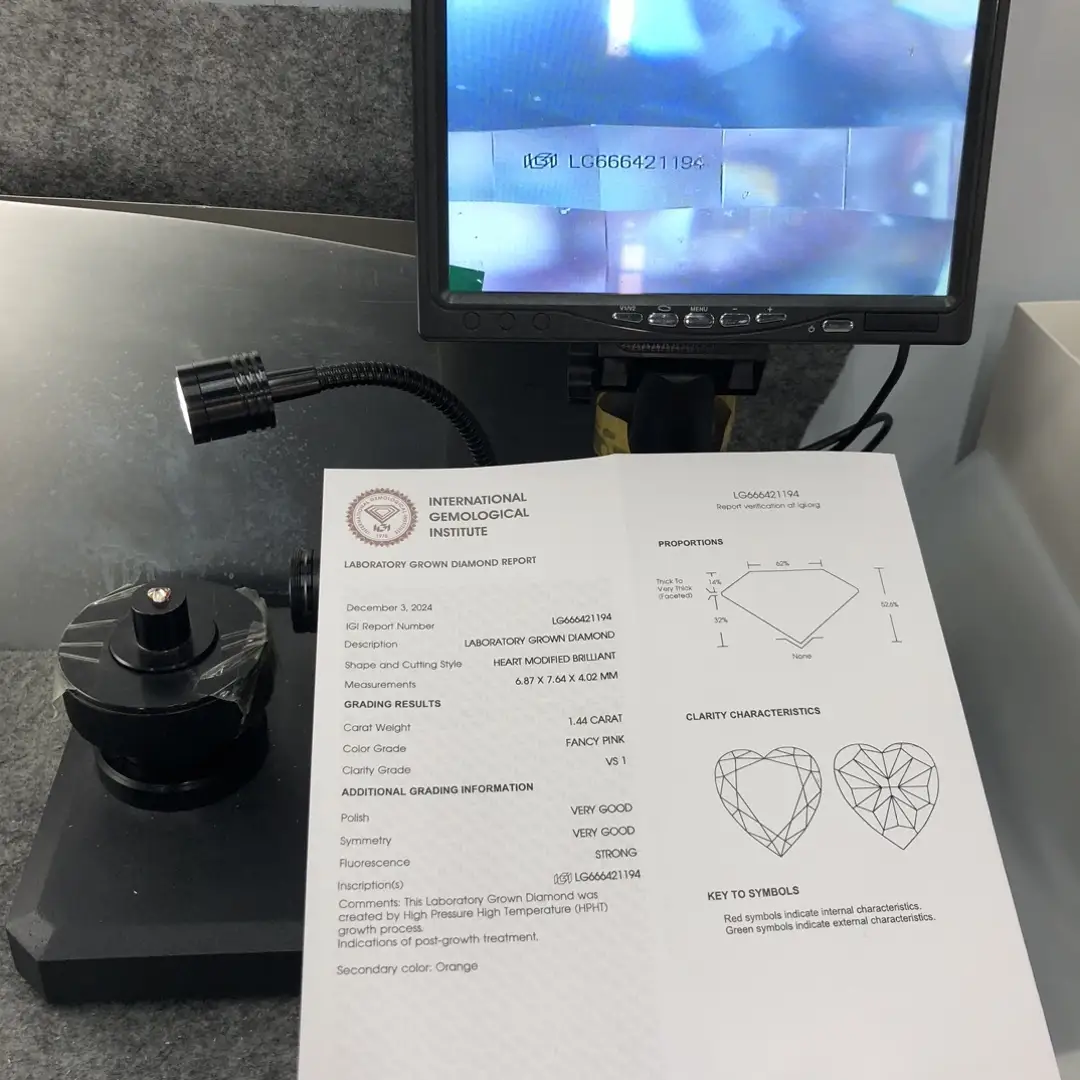 Heart Lab Diamond - IGI Certified Promise 4
