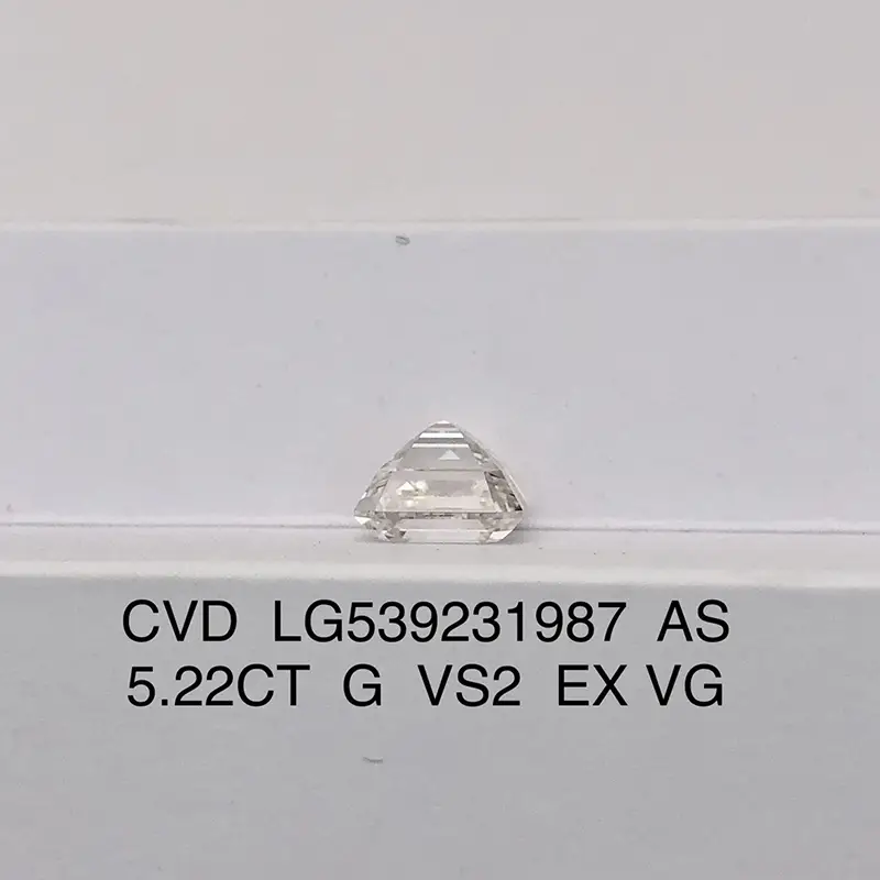 IGI Certified Lab Diamond Asscher Cut - Customizable Jewelry 4