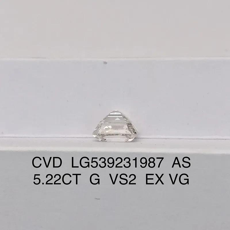 IGI Certified Lab Diamond Asscher Cut - Customizable Jewelry 4