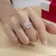 **Radiant Cut CVD Lab Diamond Ring in 18K White & 14K Yellow Gold** 4