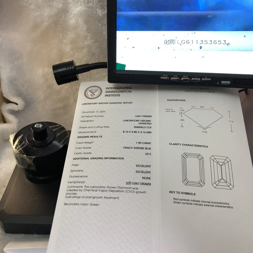 맞춤 서비스를 제공하는 메시 주얼리 합성 다이아몬드 제조업체 4