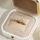 Messi Jewelry MSE-782 Lab Diamond Yellow Gold Earrings 5