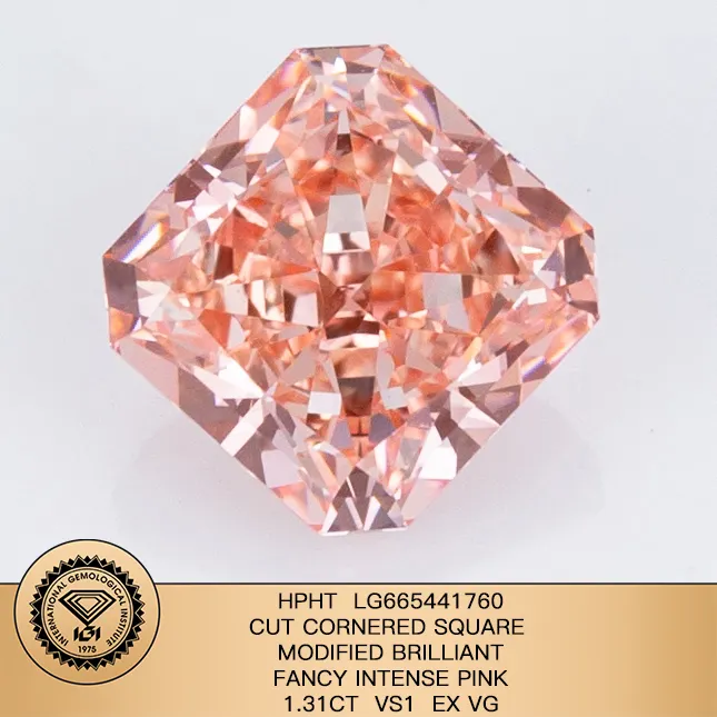 Diamantes artificiales, diamantes de laboratorio rosas al por mayor - Joyería Messi 7