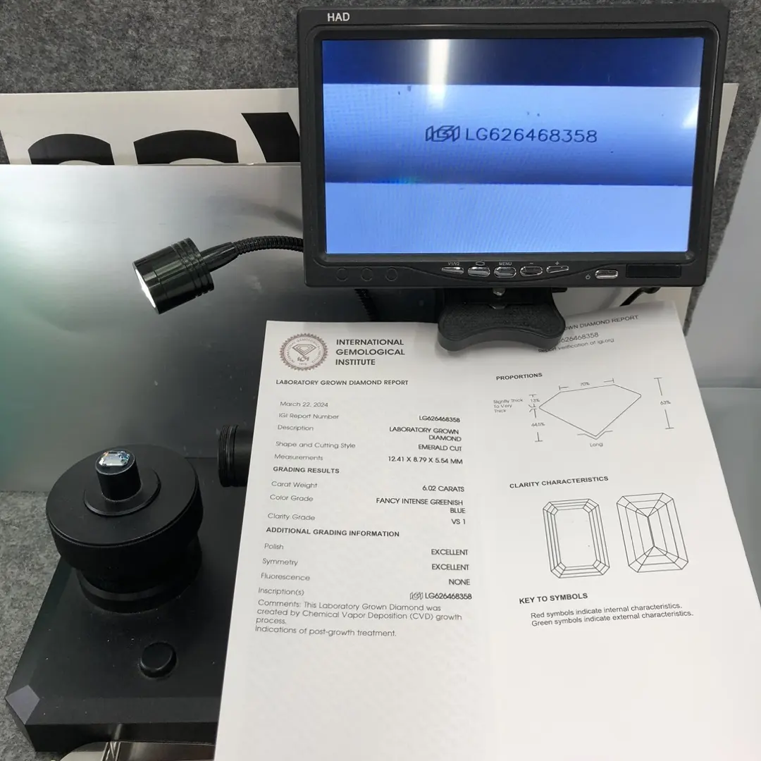 Diamante de 5 quilates cultivado en laboratorio, venta directa para pulsera. 3