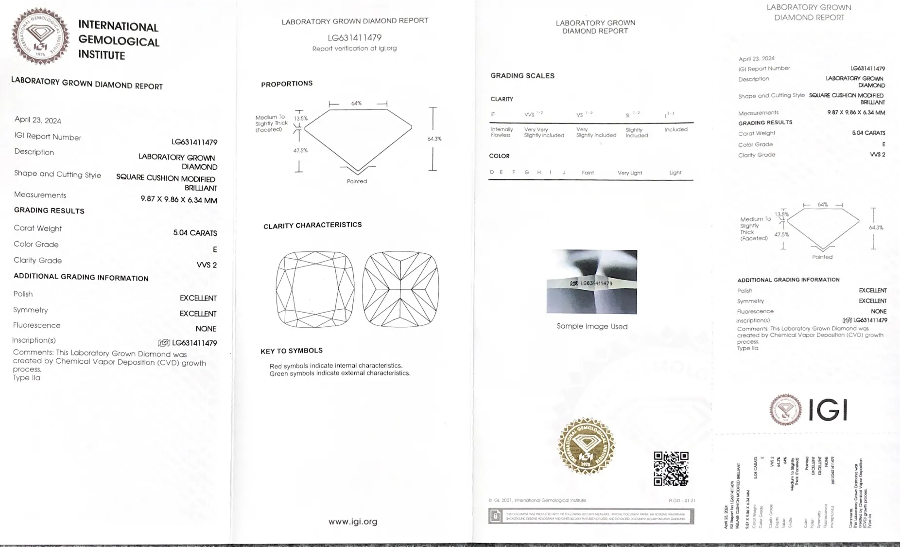 Messi Jewelry Diamanti coltivati ​​in laboratorio 9 carati Diamanti coltivati ​​in laboratorio 9 carati Garanzia di qualità 4
