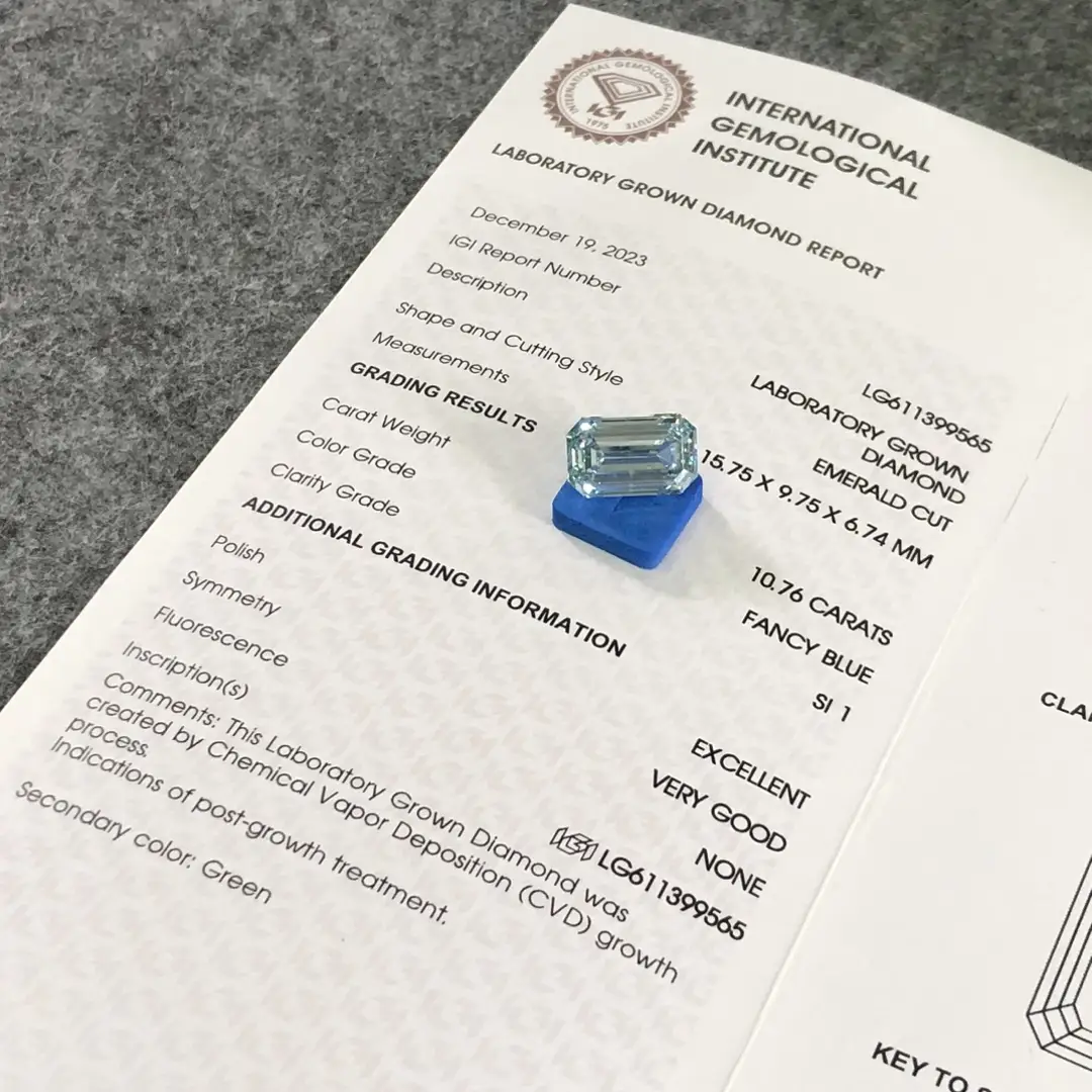 IGI Certified Lab Diamond: Various Shapes, Sizes up to 20ct 6