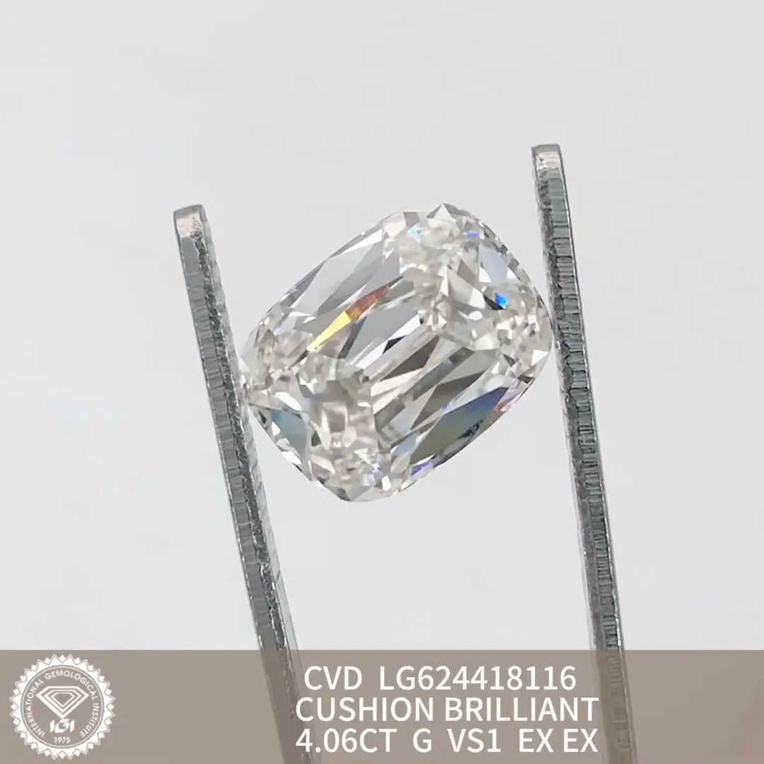 2ct Oval Lab Grown Diamond with Custom Services for Bracelet 4