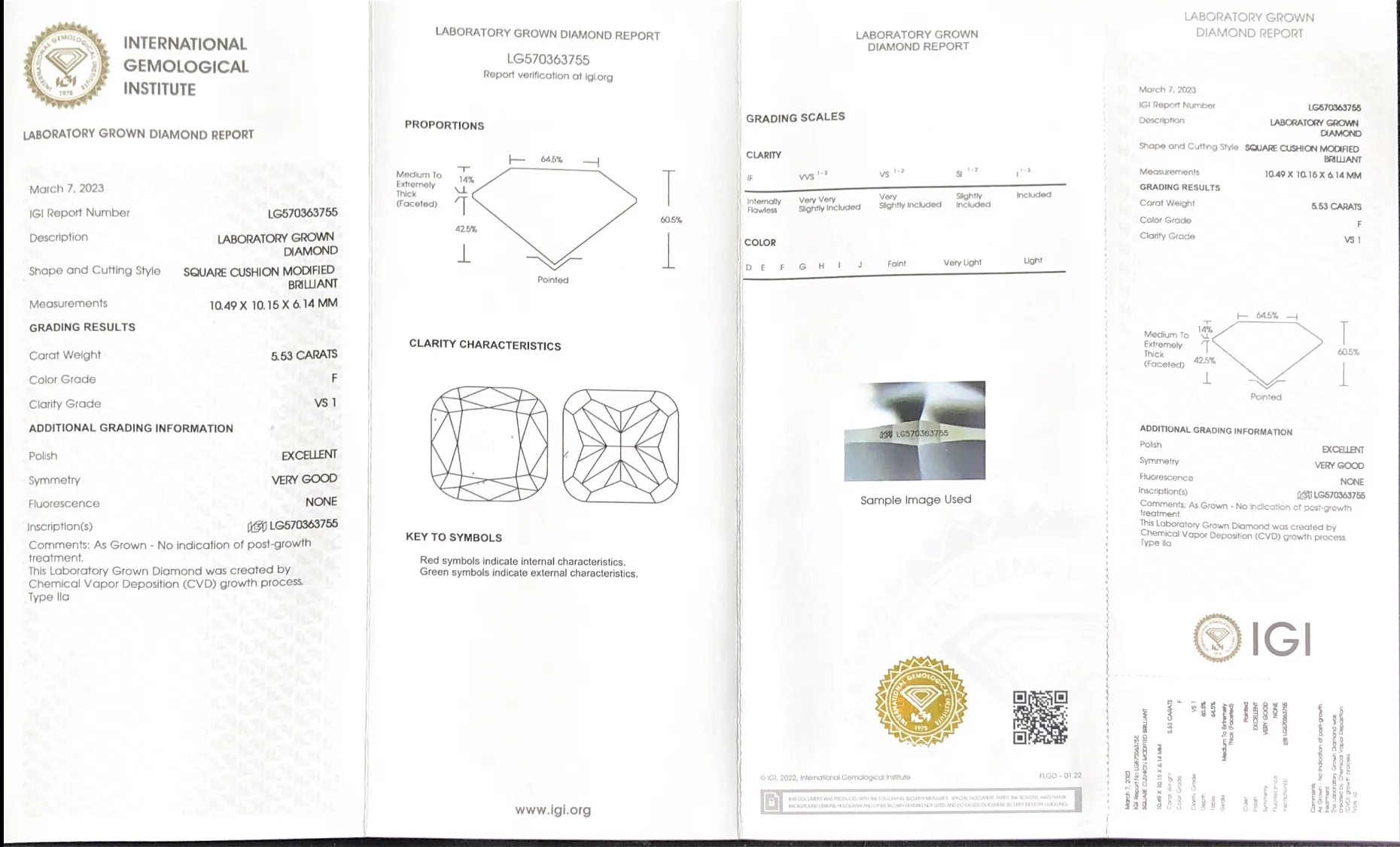 Fancy Shape Lab Diamond 5 Carat Lab Grown Diamond for Ring Supply 3