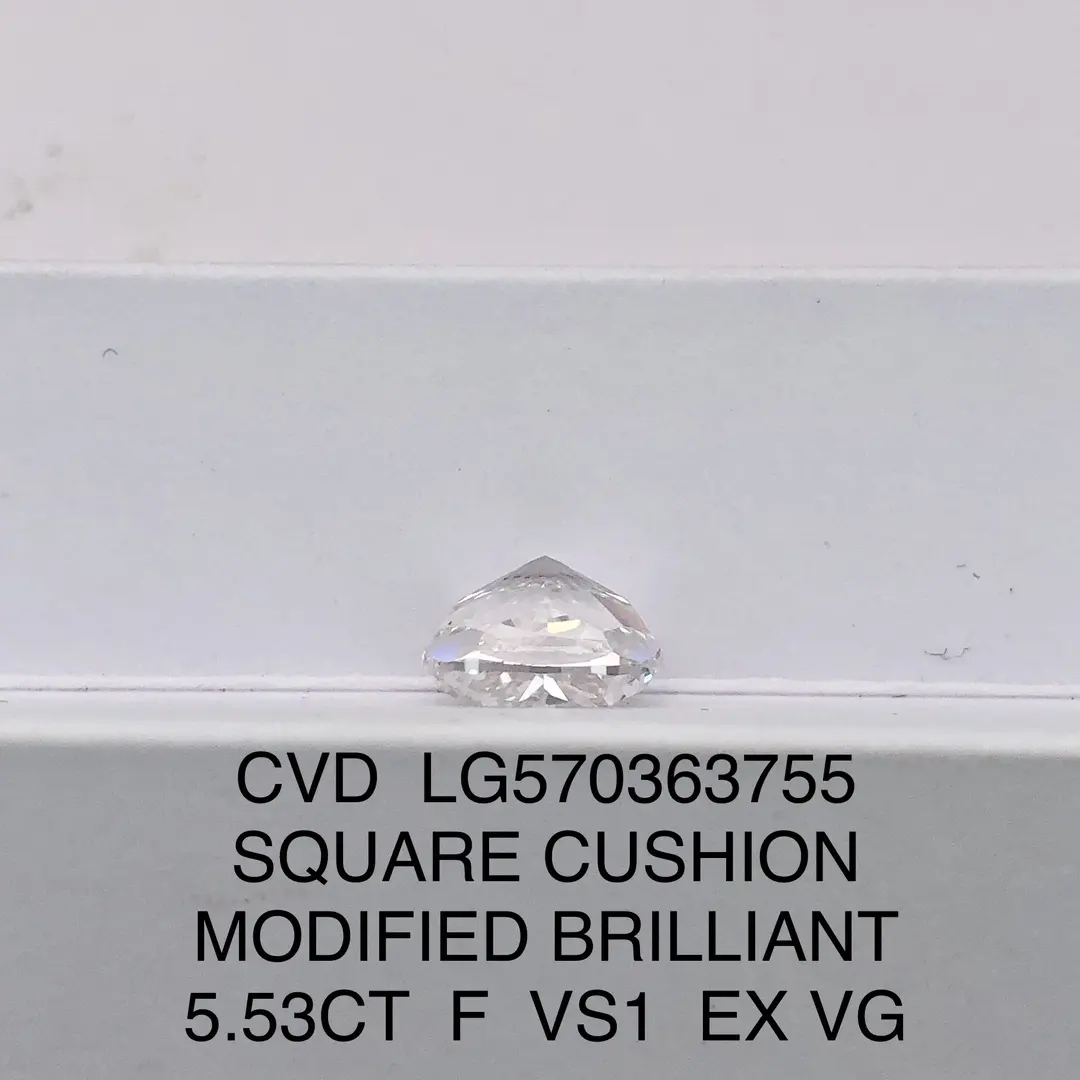 Fancy Shape Lab Diamond 5 Carat Lab Grown Diamond for Ring Supply 7