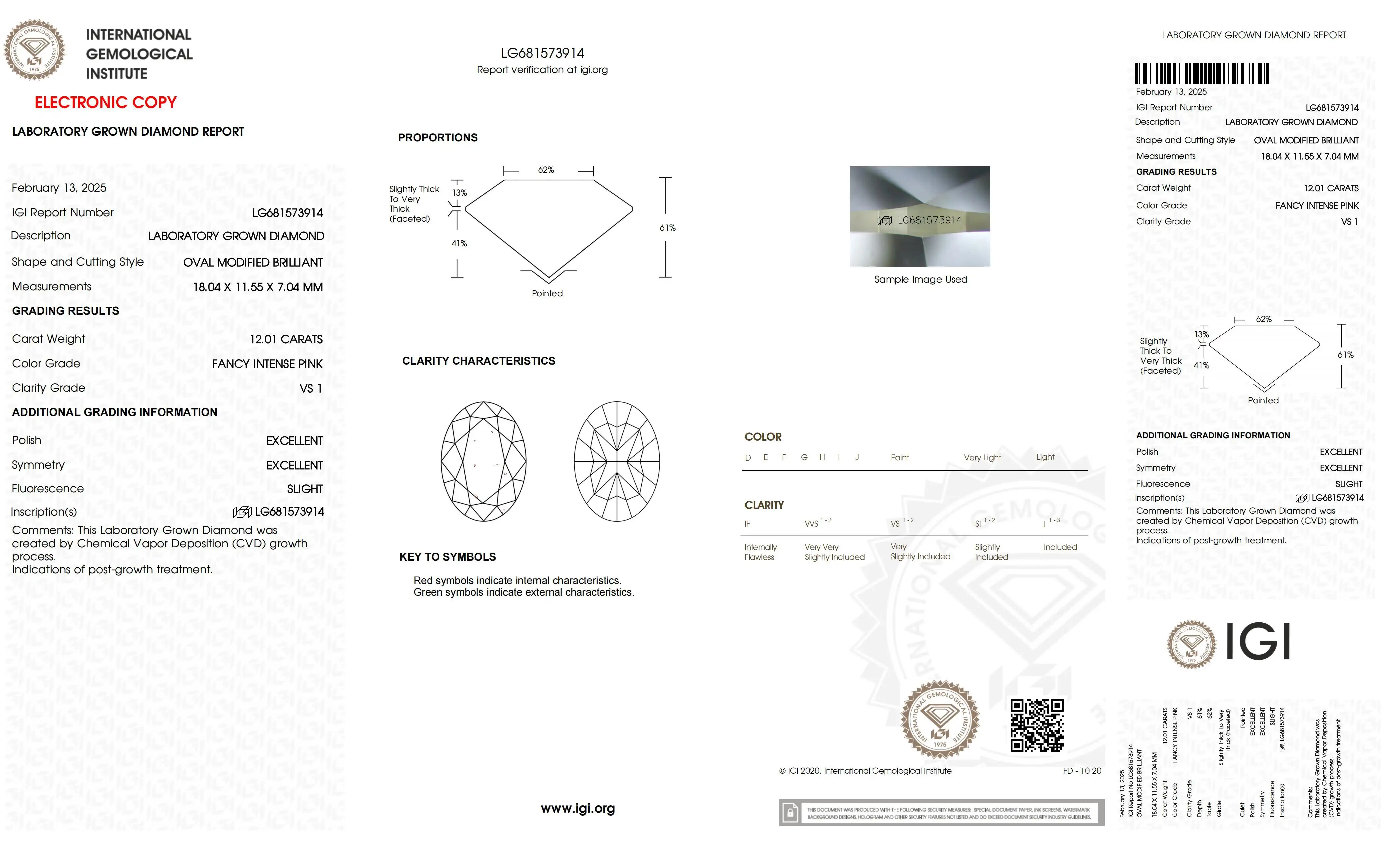 Diamantes cultivados em laboratório, diamantes rosa criados em laboratório à venda para pulseiras. Venda direta. 2