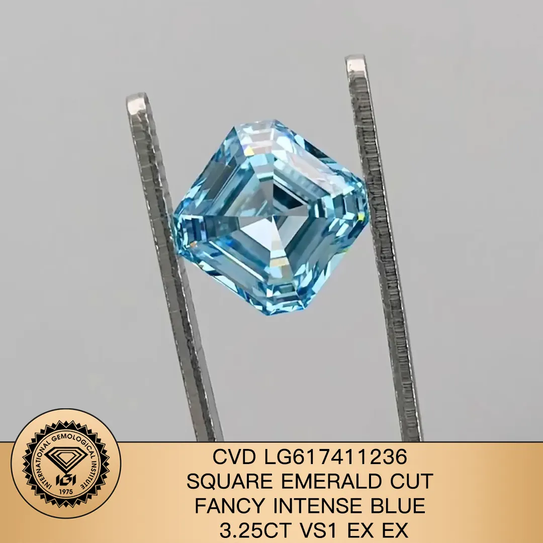 Lab Grown Blue Diamonds Factory for Jewelry Collection 5