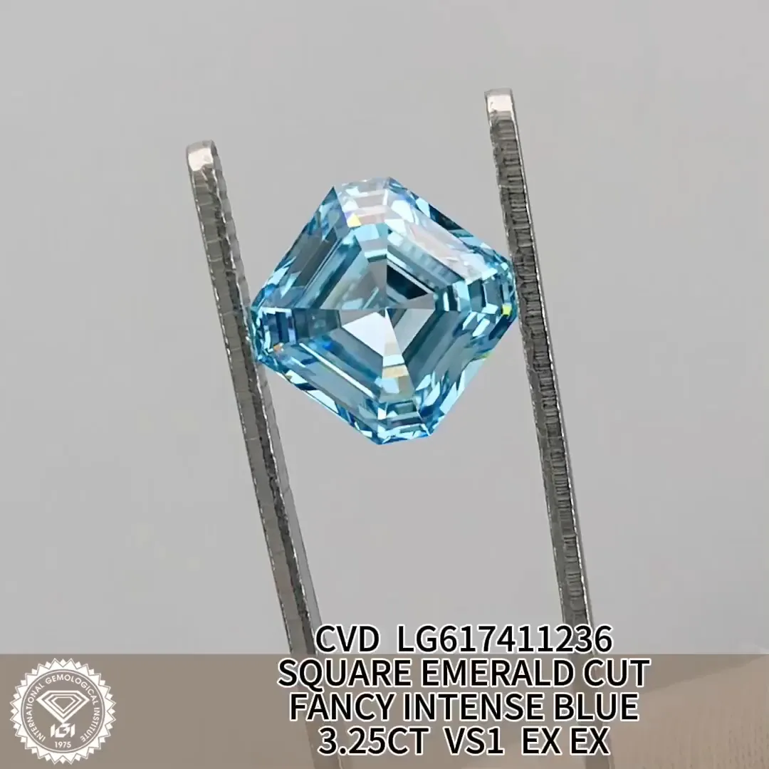 Lab Grown Blue Diamonds Factory for Jewelry Collection 6