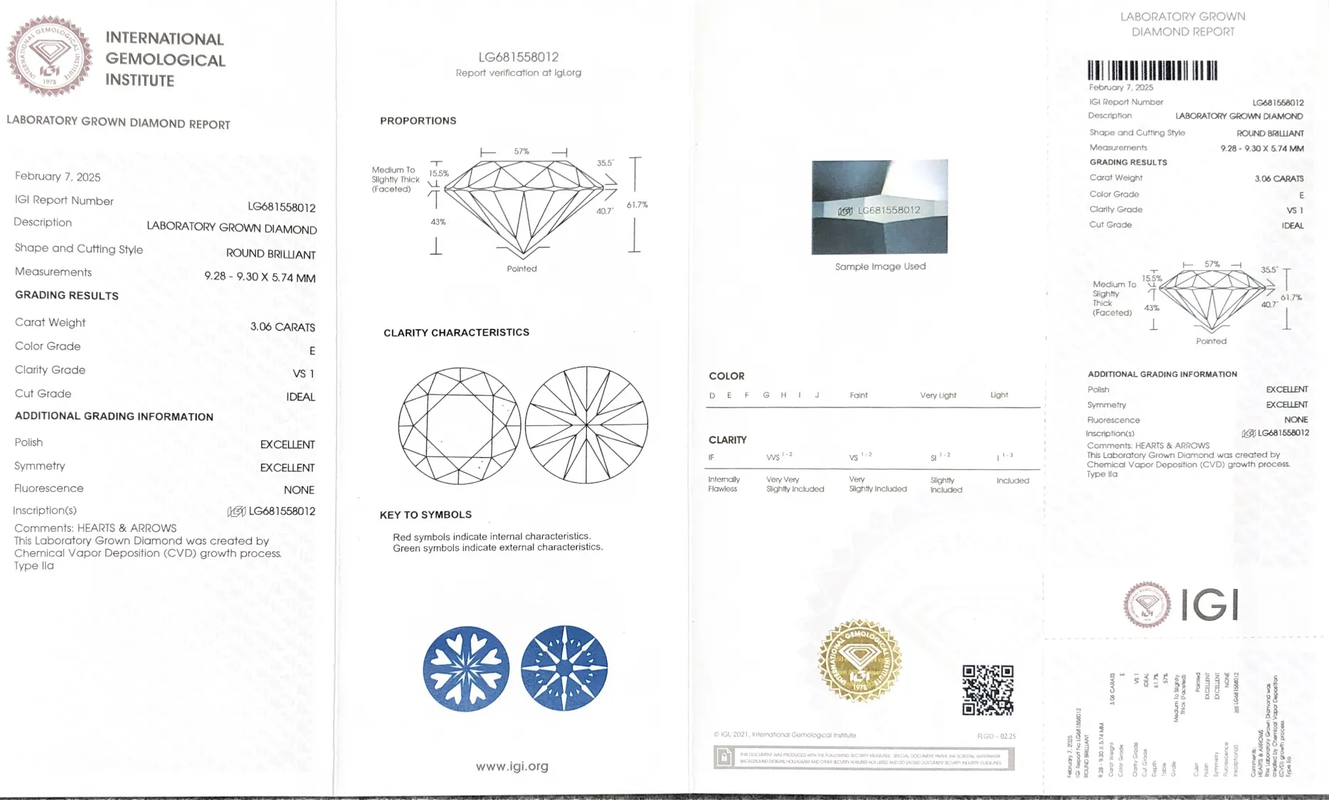 3 Carat Lab Grown Diamond Price Wholesale for Necklace 4