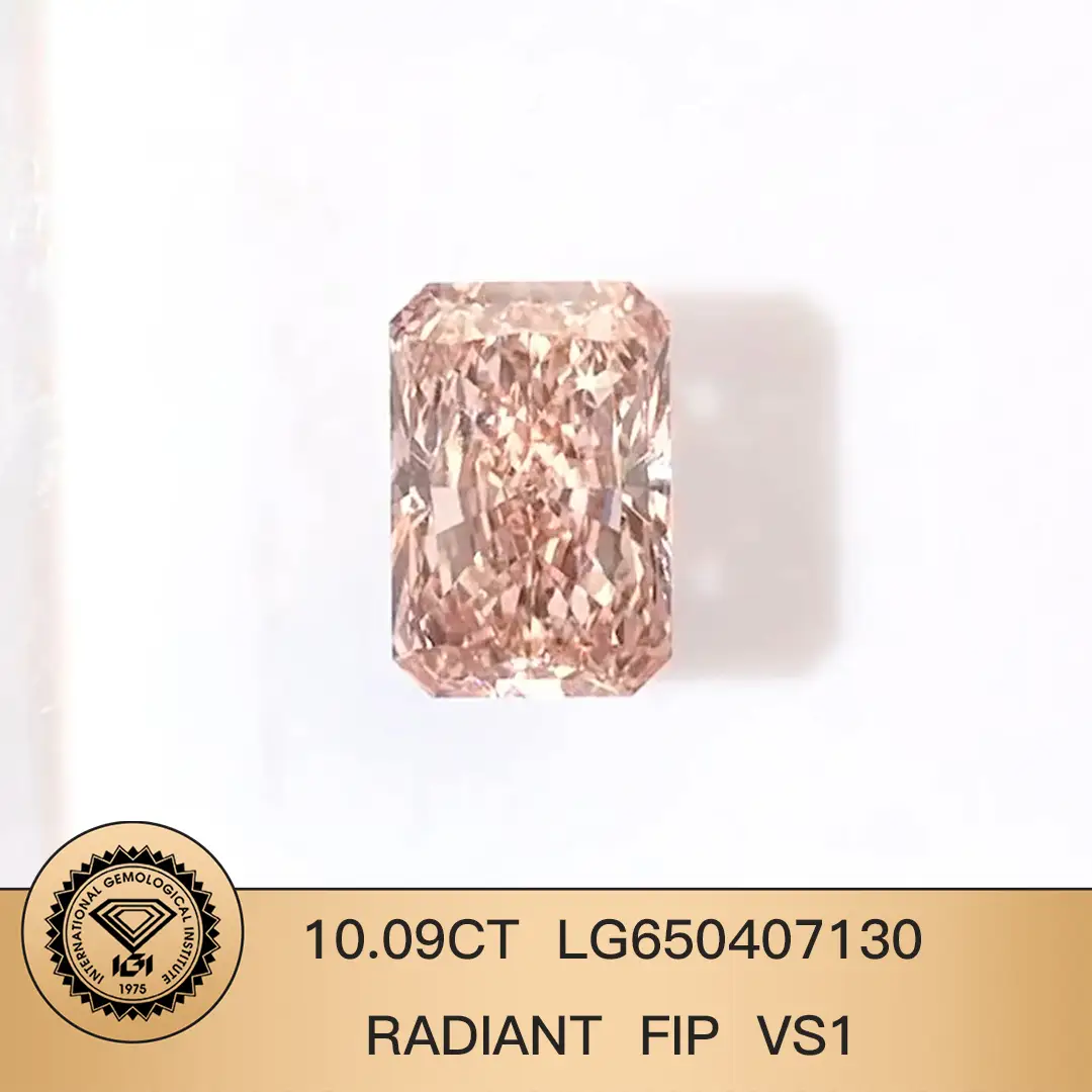 Lab Diamond 10.09ct radiante fantasia intenso intenso vs1 LG650407130 | Gioielli Messi 1