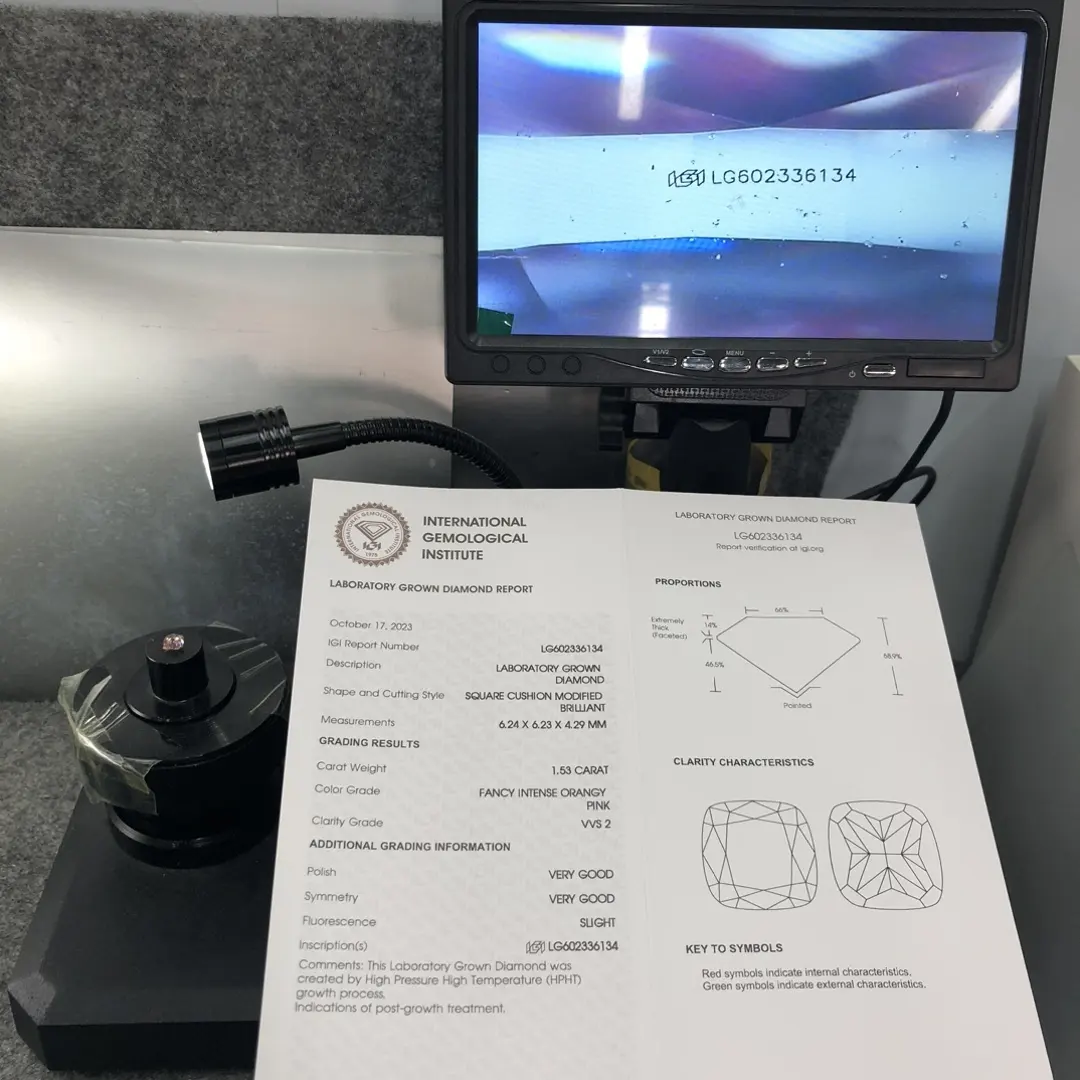 Cost-effective Lab Created Pink Diamonds Factory Price for Jewelry Collection 3