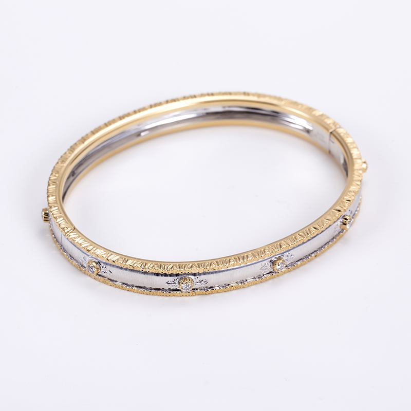 Anpassa labb diamantsmycken 9k/10k/14k/18k armband 11