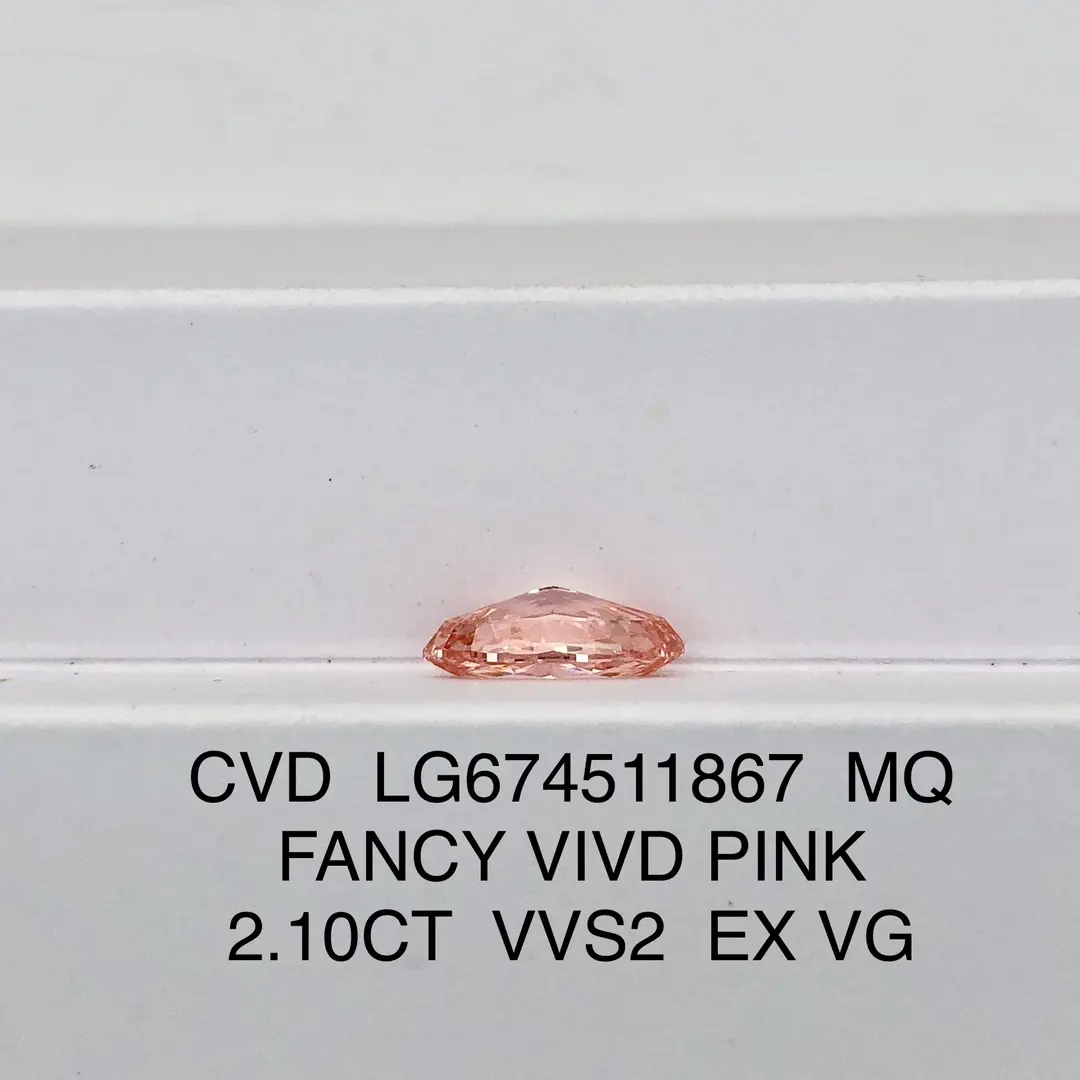 Pink Lab Diamond Created Pink Diamond Directly Sale 5