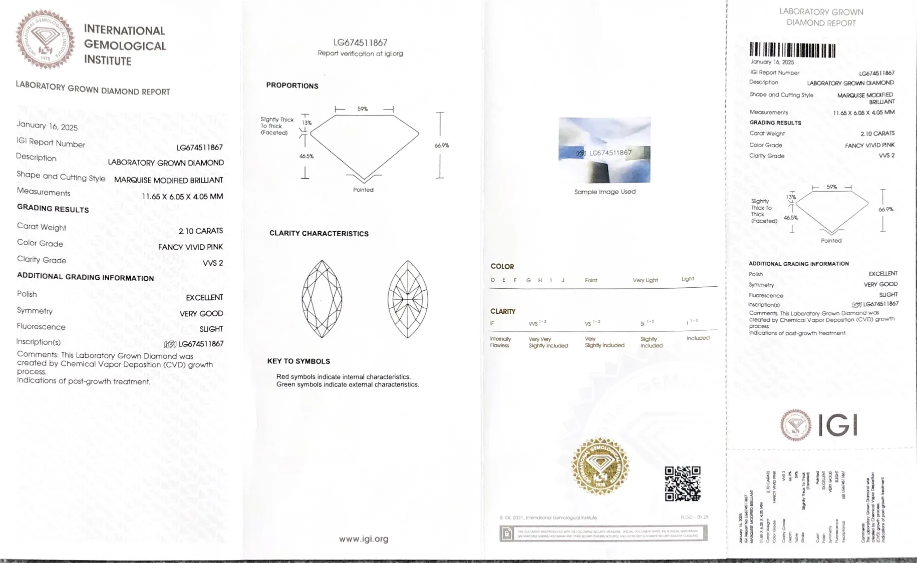 Pink Lab Diamond Created Pink Diamond Directly Sale 3