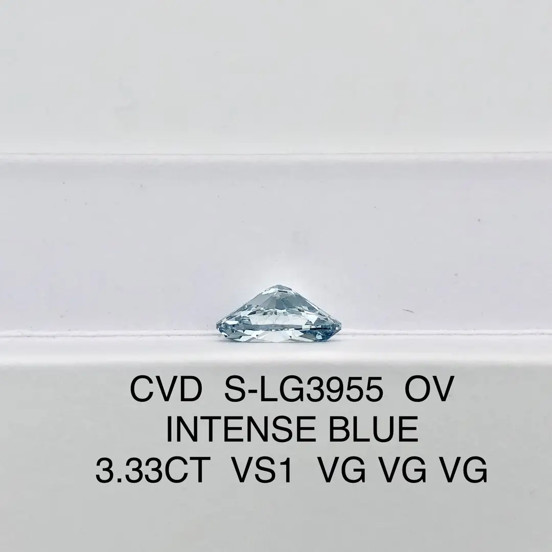 Lab Grown Blue Diamond Ring - Messi Jewelry 2