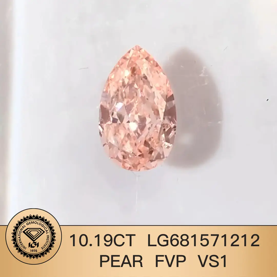 Messi Jewelry Lab Diamond 10.19ct LG681571212 PERA VIVIO VIVI1 1