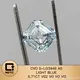 Asscher Cut Lab Diamond - 5.71ct Light Blue VS2 - Messi Jewelry 5