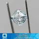 Asscher Cut Lab Diamond - 5.71ct Light Blue VS2 - Messi Jewelry 6