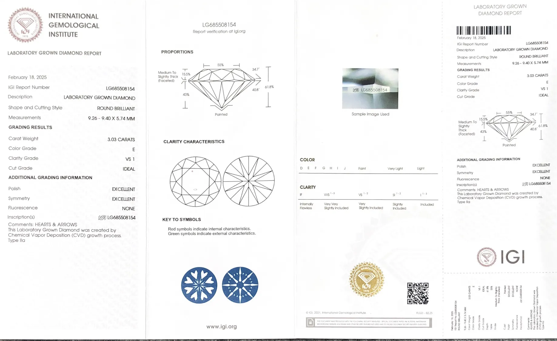 Barang Kemas Messi Berlian Bulat 4 Karat Berlian Bulat 4 Karat Berlian Bulat 4 Karat Berlian Bulat Keselamatan Tinggi 3