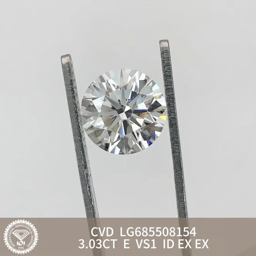 Barang Kemas Messi Berlian Bulat 4 Karat Berlian Bulat 4 Karat Berlian Bulat 4 Karat Berlian Bulat Keselamatan Tinggi 6