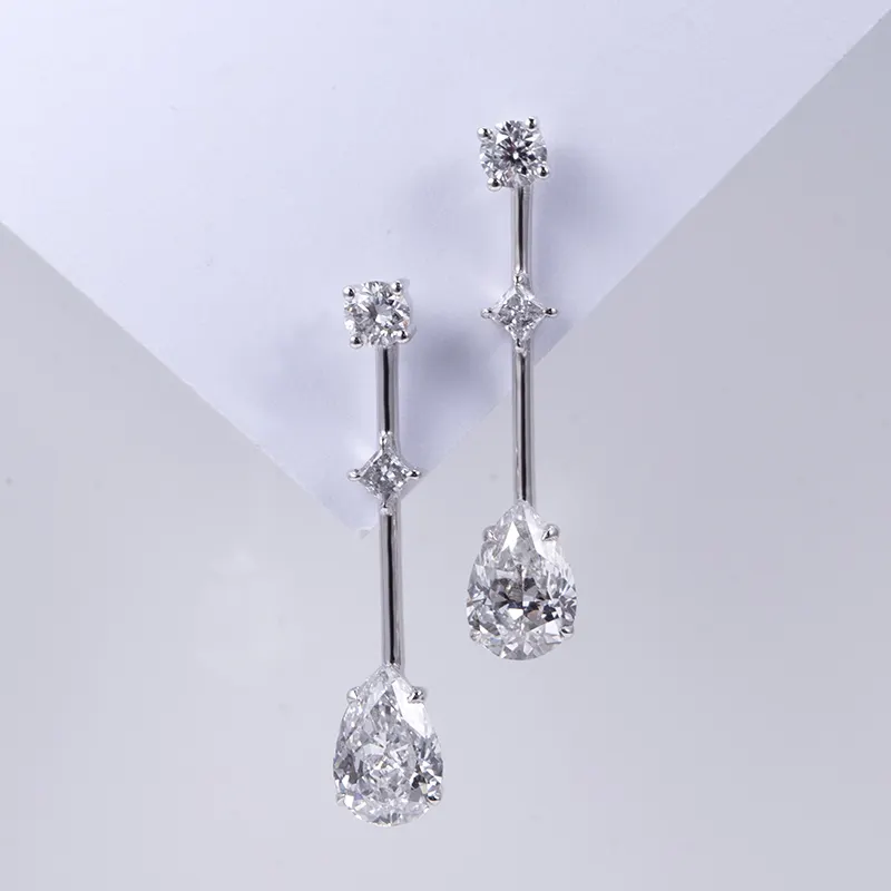 Lab Diamond Stud Earrings Factory Price for Everyday Wear MSE-641 2