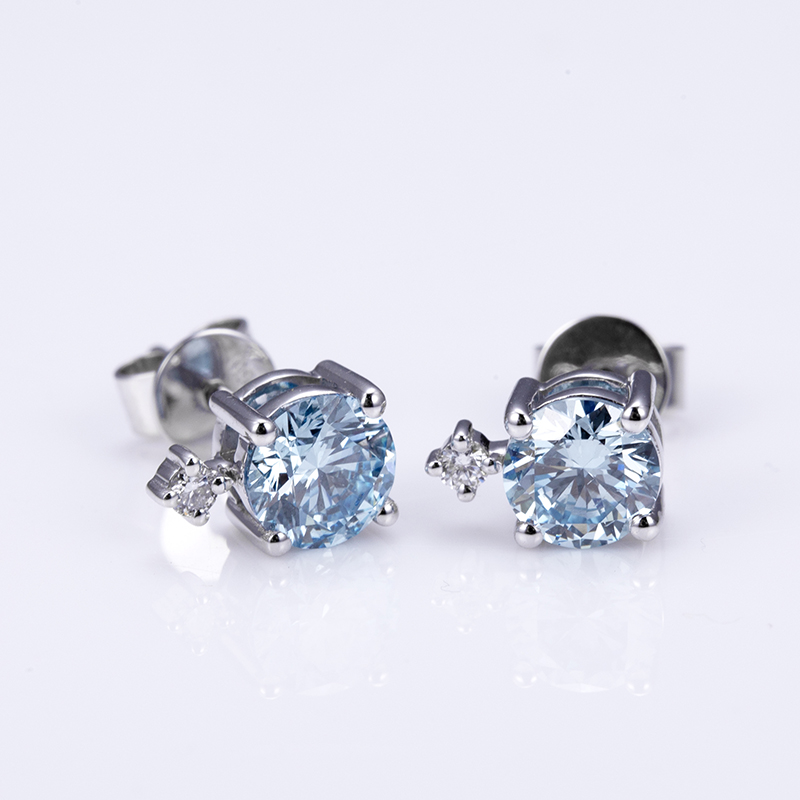 MSR-1728 Classic 18K White Gold Emerald Lab Gitubo nga Diamond Custom nga Singsing 36