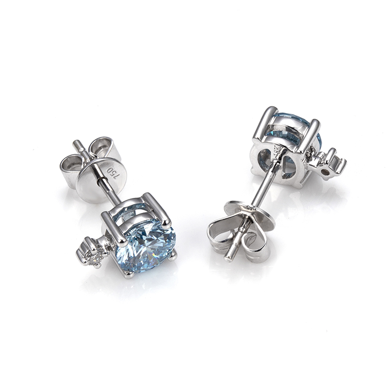 MSR-1728 Classic 18K White Gold Emerald Lab Gitubo nga Diamond Custom nga Singsing 34