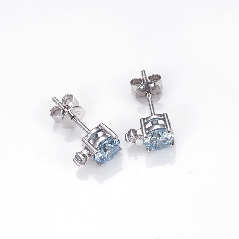 MSR-1728 Classic 18K White Gold Emerald Lab Gitubo nga Diamond Custom nga Singsing 37