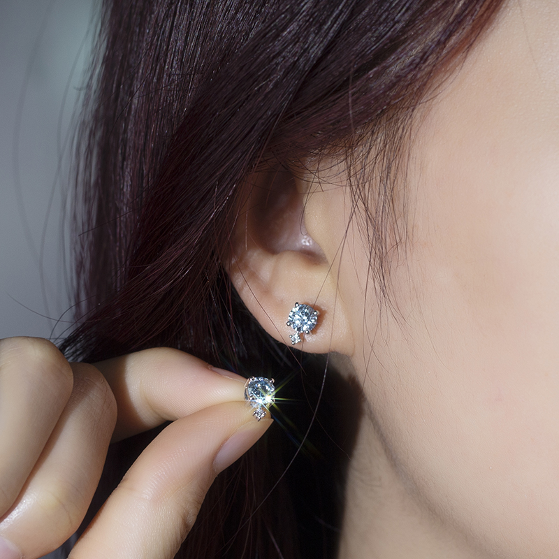 MSR-1728 Classic 18K White Gold Emerald Lab Gitubo nga Diamond Custom nga Singsing 35