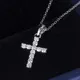 14K White Gold Lab Diamond Tennis Necklace 5