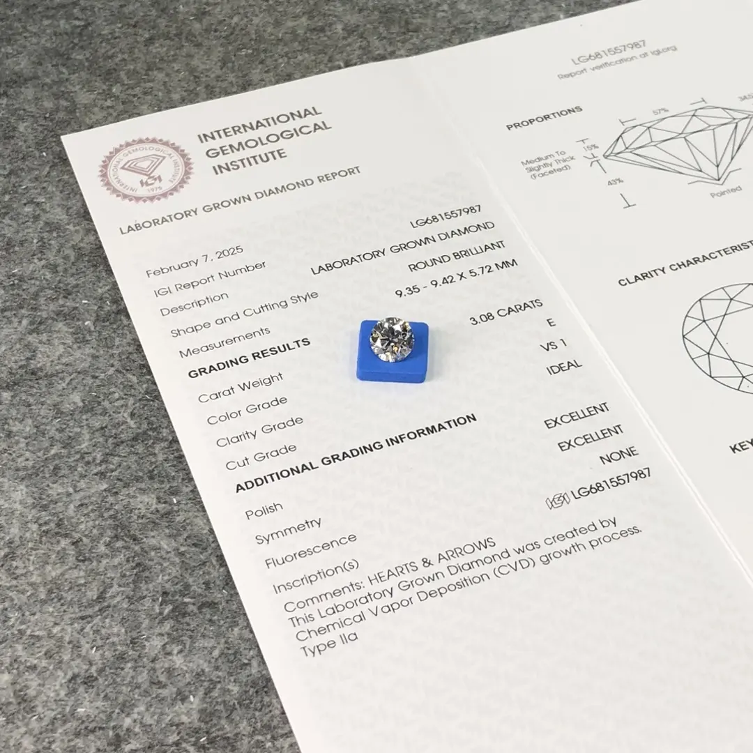 Makmal Barang Kemas Messi Mencipta Berlian Bulat Dijual Secara Langsung 4