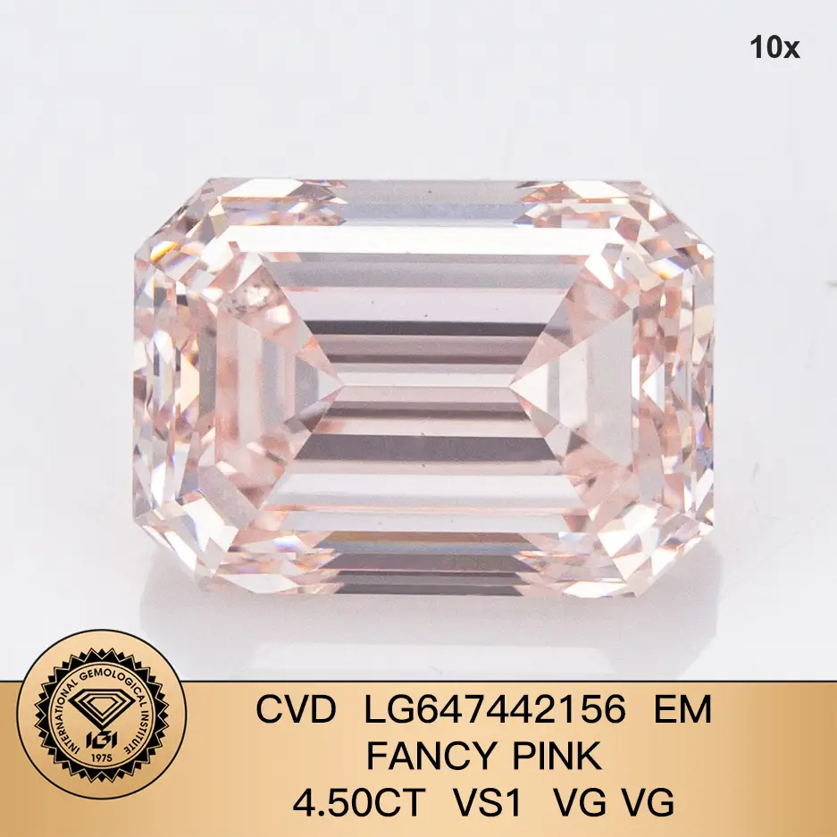 4.5CT Princess Lab Grown Diamond by Messi Jewelry 4
