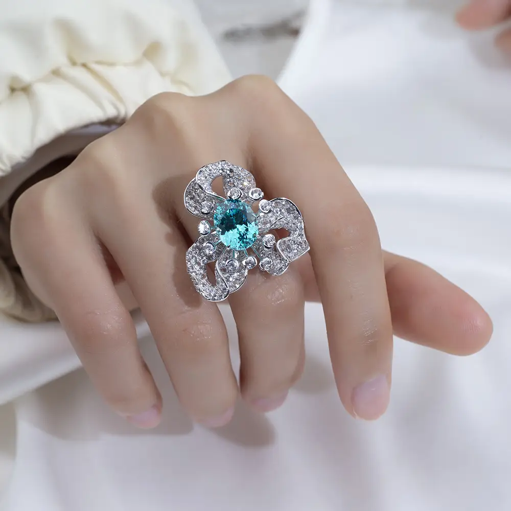 Custom Lab Grown Diamond Jewelry 925 Silver PT950, Various Metals & Gemstones 2