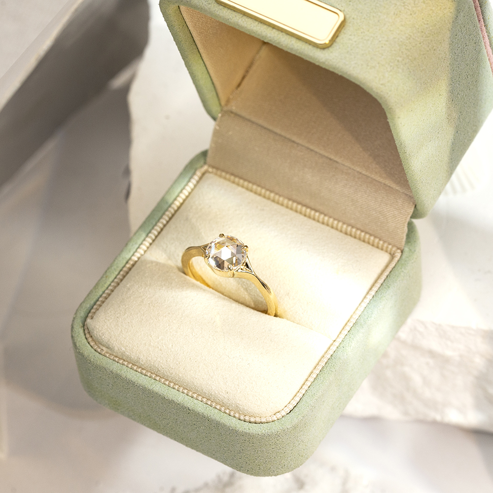 Messi Alahas MSR-1714 18K 14K 10K Gold Lab Diamond Ring Custom nga Alahas 12