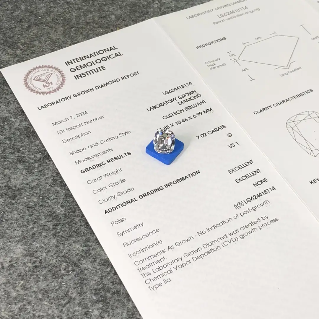 IGI Certified Fancy Shape Lab Diamonds 6